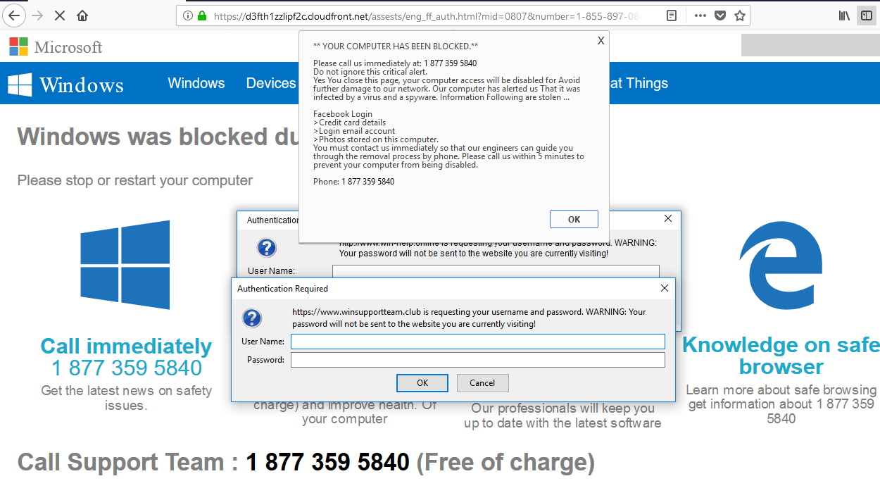 microsoft one drive scam